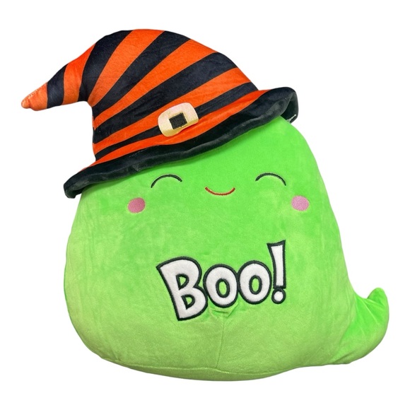 Squishmallows 12" Jeurgen Green Ghost - Picture 1 of 8